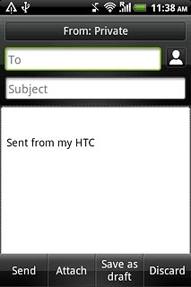 Press To.Key in the first letters of the required contact.Matching contacts are displayed.
