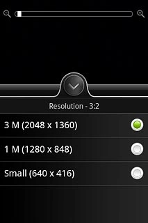 Press the required resolution.
