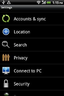 Press Accounts & sync.