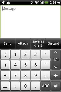 Press arrow up or arrow down to see more symbols.