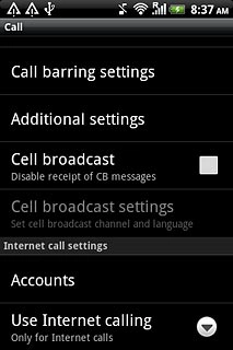 Press Additional settings.