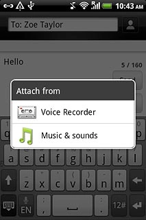 Press Music & sounds.