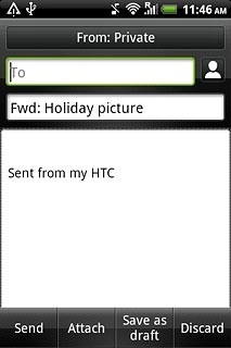 Press To.Key in the first letters of the required contact.Matching contacts are displayed.