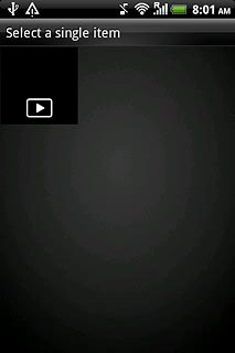 Press the required video clip.