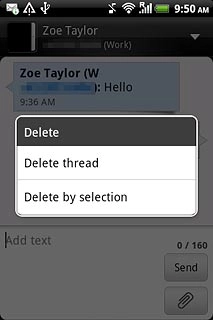 Press Delete by selection.