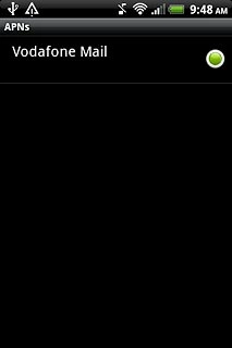 Press Vodafone Mail.