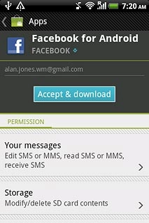 Press Accept & download.Wait while the application is downloaded and installed.