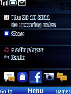 The text/picture message icon shows that you've received a new text or picture message.Further information:Read text messageRead picture message