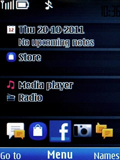 The silent mode icon shows that all sound signals are turned off.Further information:Turn silent mode on or off