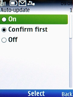 Highlight On, Confirm first or Off and press the Navigation key.