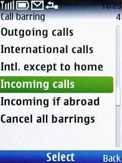 Incoming calls