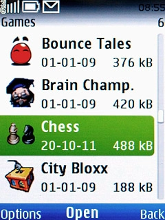 Highlight the application you've just downloaded and press the Navigation key.Follow the instructions on the display to use the application.