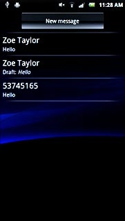 Press the required sender.Read the required picture message.