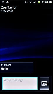 Press Write message.