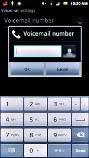 Key in +61414121121 and press OK.