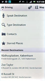 Starred Places, go to 2d.