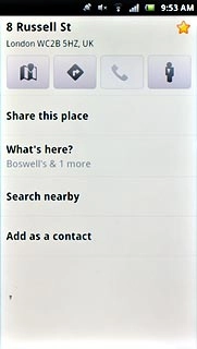 Press the favourite icon (a star) at the top of the display.