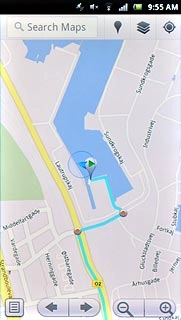 Press the layer icon.