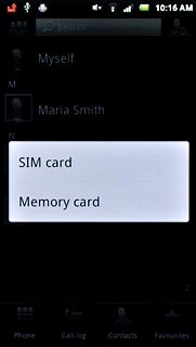 Press SIM card.