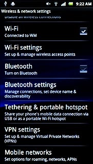 Press Mobile networks.