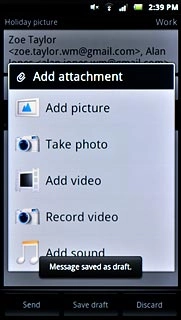 To add a picture:Press Add picture.