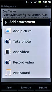 To add a video clip:Press Add video.