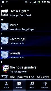 Press the required tab.Go to the required folder.