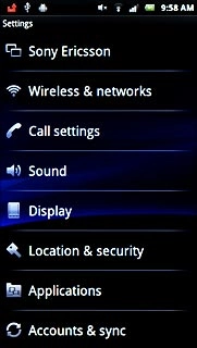 Press Call settings.
