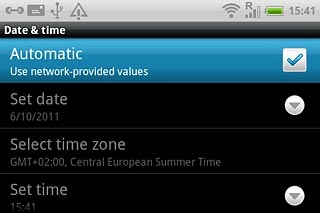 When the box next to the menu item is ticked (V), the function is turned on.