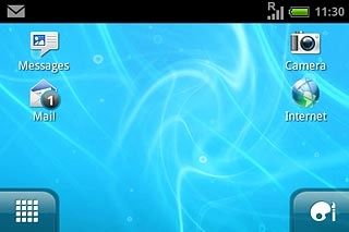 The email message icon shows that you've received a new email message.Further information:Read email message