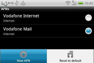Press New APN.
