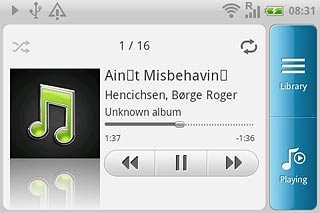 Press the repeat icon repeatedly to select the required setting.