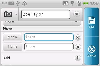 Press Phone and key in the required phone number.