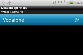 Press the required network.Your display will tell you if you've access to the network you've chosen.