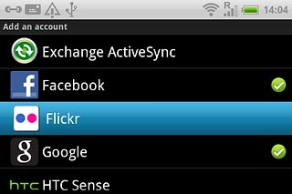 Press the required social network or the required email provider.