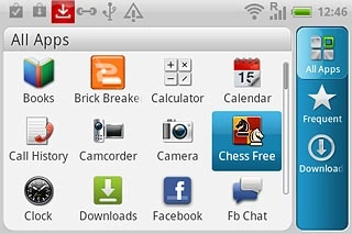 Press the application you've just downloaded.Follow the instructions on the display to use the application.