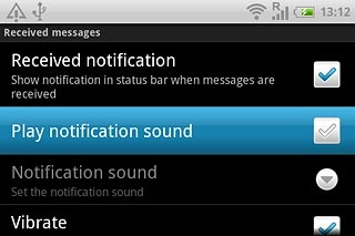 Press Play notification sound to turn on the function.