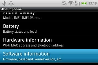 Press Software information.
