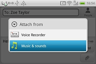 Press Music & sounds.