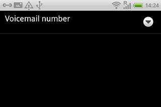 Press Voicemail number.