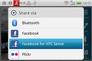 Facebook for HTC Sense, go to 3b.