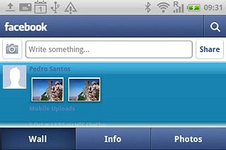 Press the required status update.