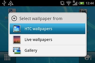 If you select HTC wallpapers:
