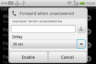 Press the drop down list below Delay.