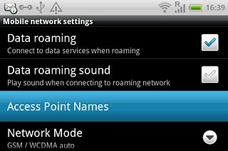Press Access Point Names.