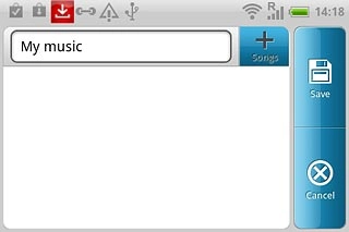 Press Songs.Go to the required audio files.