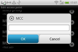 Key in 505 and press OK.