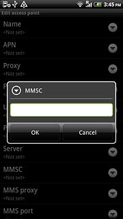 Key in http://pxt.vodafone.net.au/pxtsend and press OK.