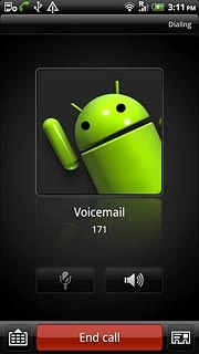 Press End call to end the call.