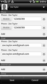 Press picture icon next to the name.